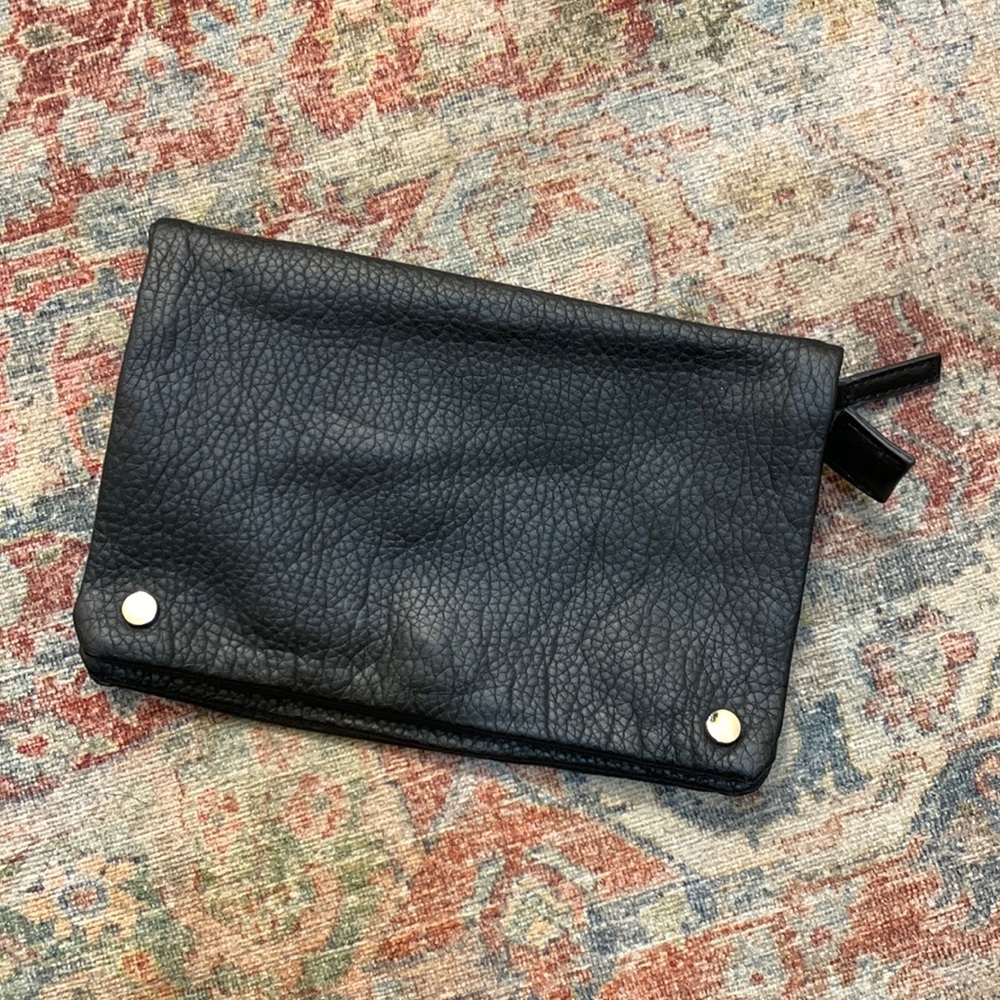 Small black clutch